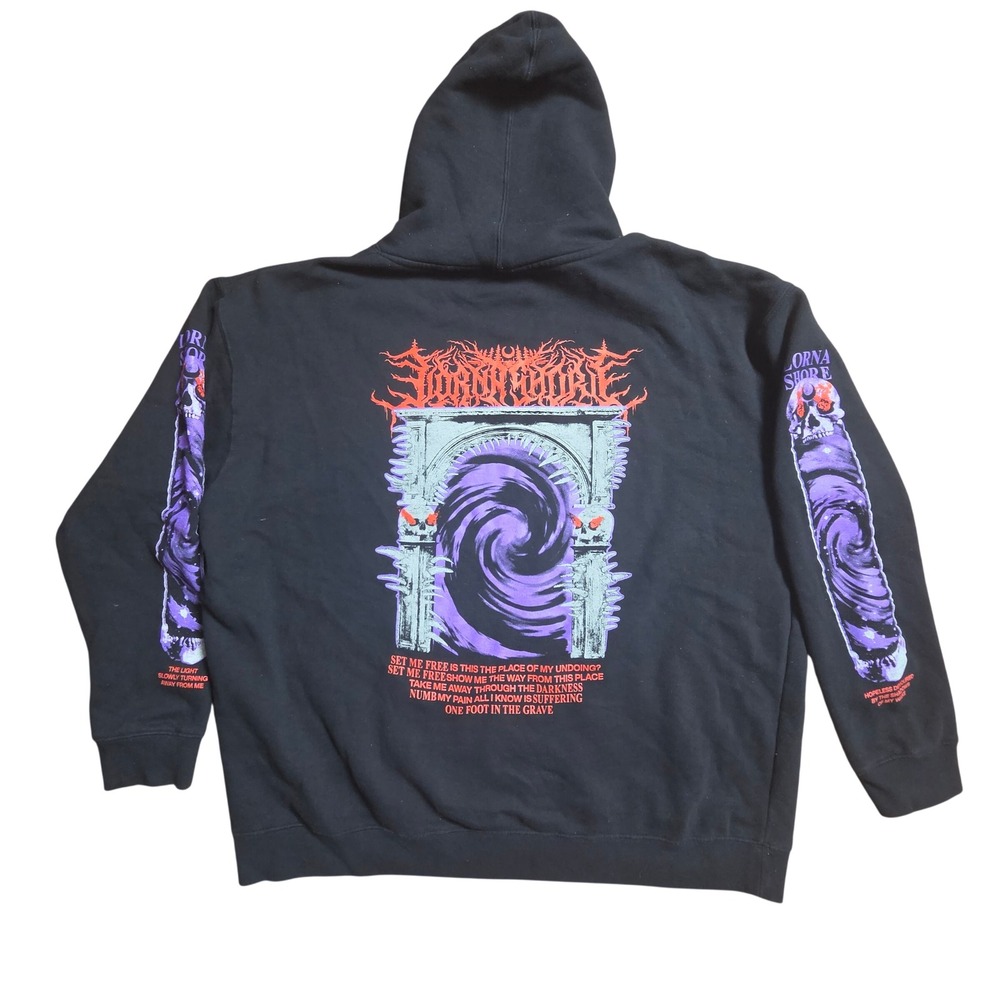 Lorna Shore Band Graphic Pullover Hoodie 3XL Independent Trading Black Deathcore